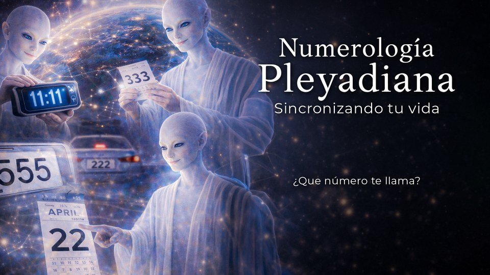 Placa de la Numerología Pleyadiana